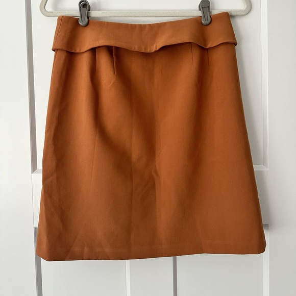 Loft | Wrap Skirt | Tan - Picture 2 of 2